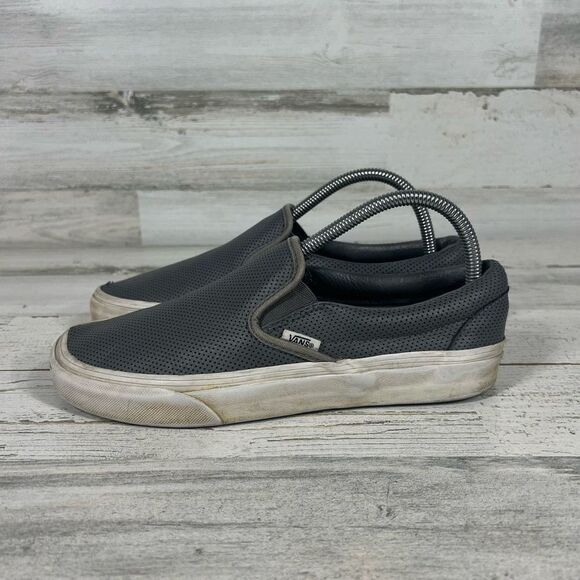 Vans Off The Wall Slip On Sneakers Gray Low Top Unisex M6.5/W8 US - Picture 2 of 8